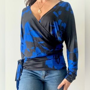 Floral Surplice Top